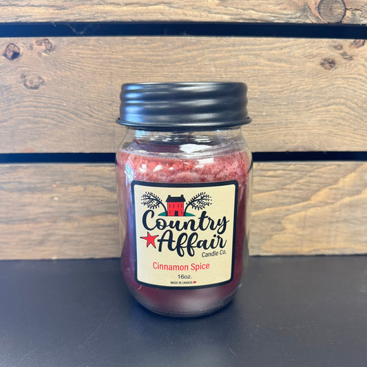 Country Affair Candle-16oz - Cinnamon Spice