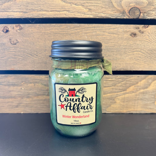 Country Affair Candle-16oz - Winter Wonderland