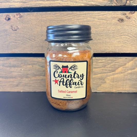 Country Affair Candle-16oz - Salted Caramel