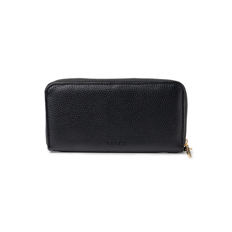 Kedzie Eclipse Zip Around Wallet Black