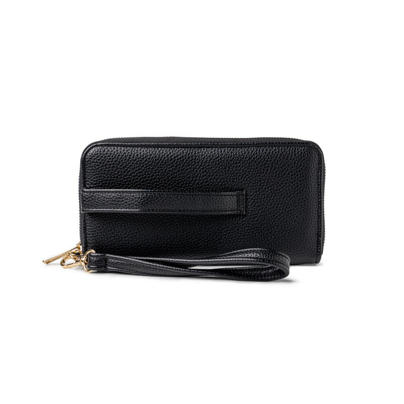 Kedzie Eclipse Zip Around Wallet Black