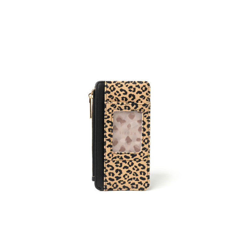 Kedzie Essentials Only Zippered Wallet Leopard