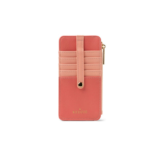 Kedzie Essentials Only Zippered Wallet Coral