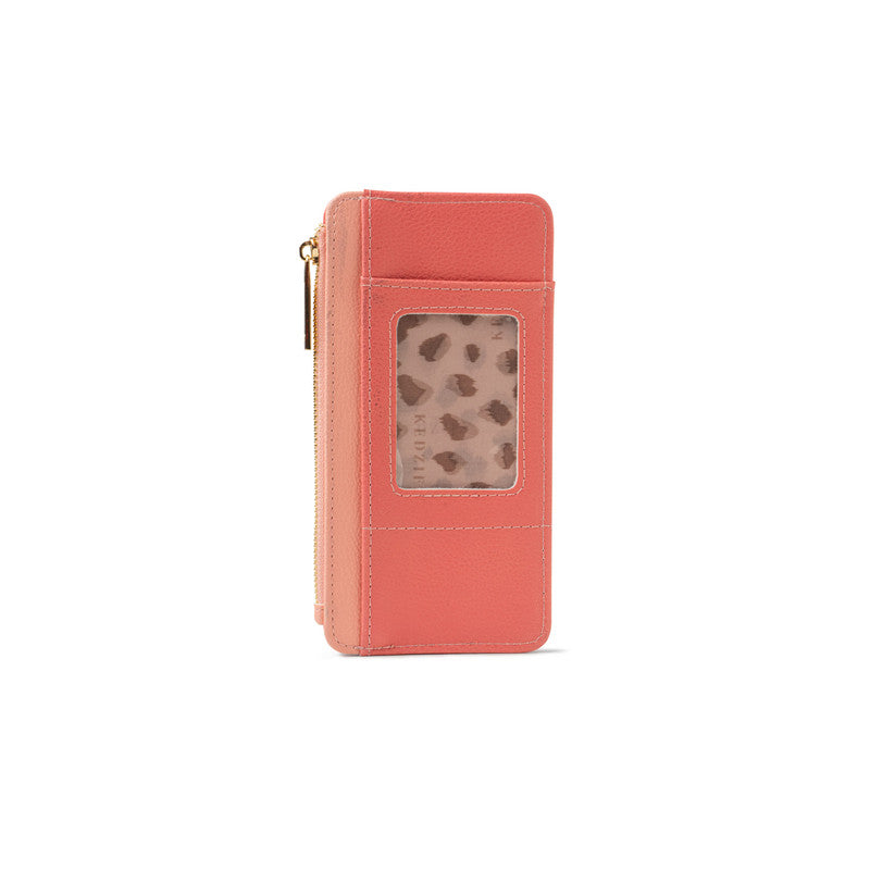 Kedzie Essentials Only Zippered Wallet Coral
