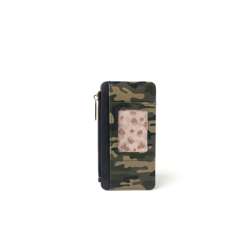 Kedzie Essentials Only Zippered Wallet Camo