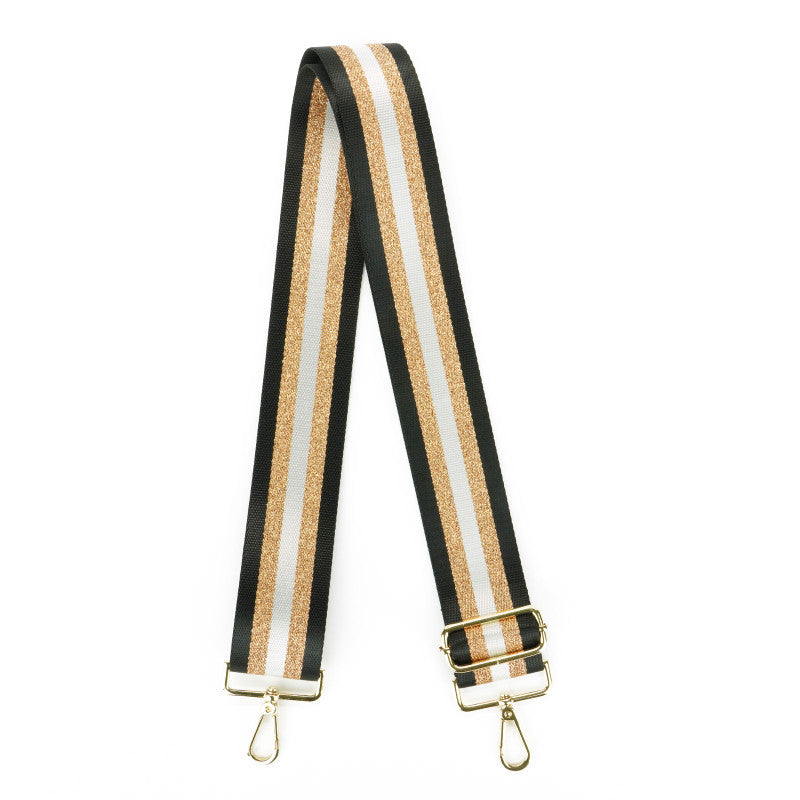 Kedzie Interchangeable Bag Strap Black/Gold