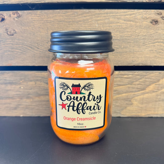 Country Affair Candle-16oz - Orange Creamsicle