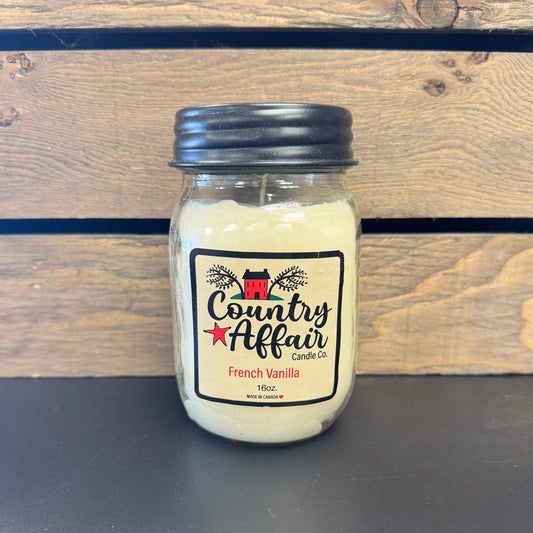 Country Affair Candle-16oz - French Vanilla