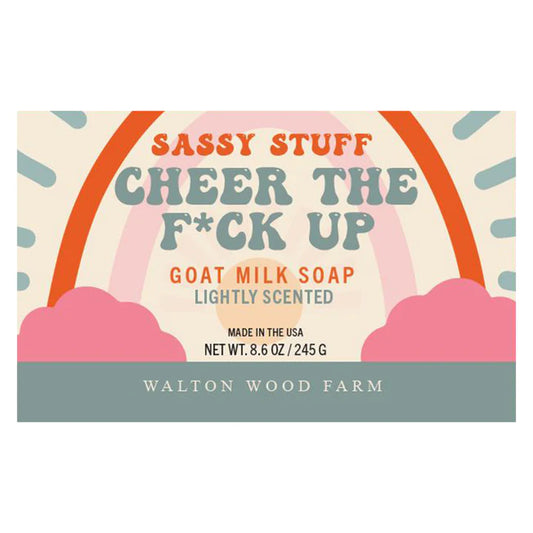 Cheer the F*ck Up - Goat Milk Soap - Walton Wood Farm