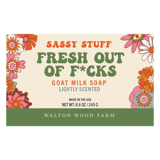 Fresh out of F*cks-Goat Milk Soap - Walton Wood Farm